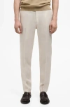 Mango Slim Fit Suit Pants In Neutral