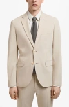 Mango Slim Fit Suit Sport Coat In Beige