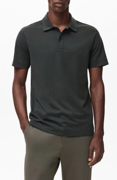 Mango Slim Fit Thermolite® Polo In Gray