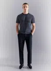 Mango Slim-fit Striped Coolmax T-shirt In Navy