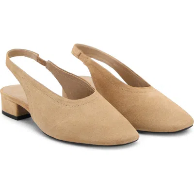 Mango Slingback Pump In Neutral