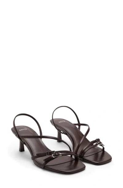 Mango Slingback Sandal In Brown