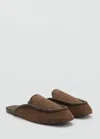 Mango Slippers Brown In Brown