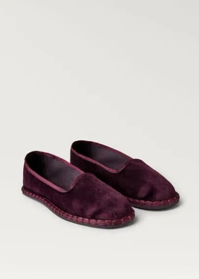 Mango Slippers Plum