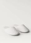 Mango Slippers White In White