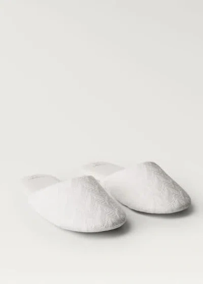 Mango Slippers White