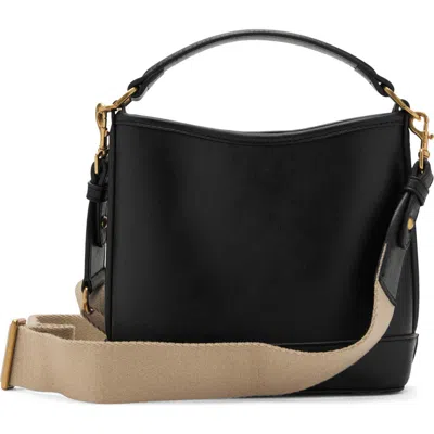 Mango Small Bucket Bag In Black