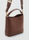 Mango Sac P- Marron Moyen - Femme - Taille Unique -