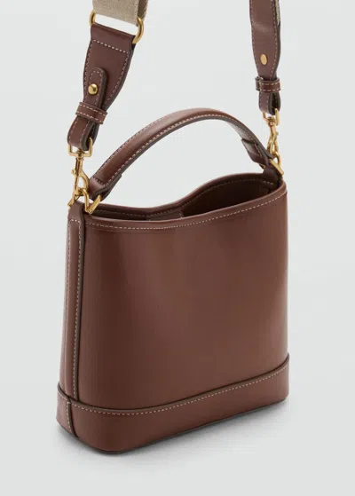 Mango Sac P- Marron Moyen - Femme - Taille Unique -  In Brown