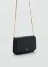 Mango Small Crossbody Bag Black