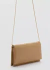 Mango Small Crossbody Bag In Ochre
