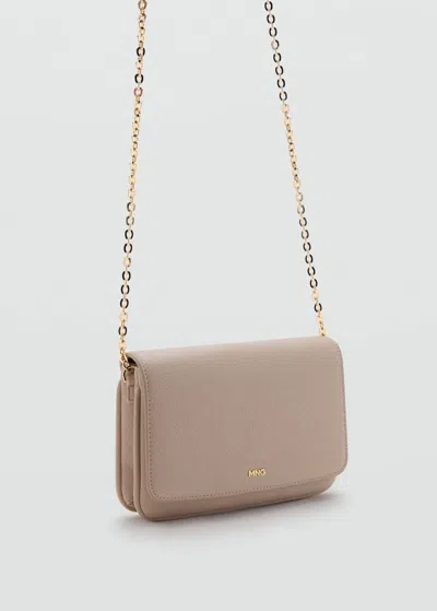 Mango Small Crossbody Bag Off White