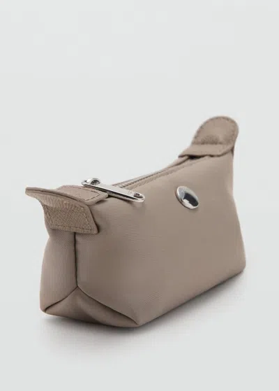 Mango Small Nylon Vanity Case Light/pastel Brown