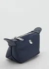 Mango Small Nylon Vanity Case Navy In Blue