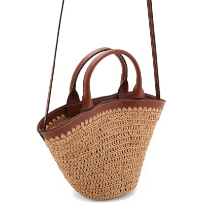 Mango Small Raffia Bucket Bag