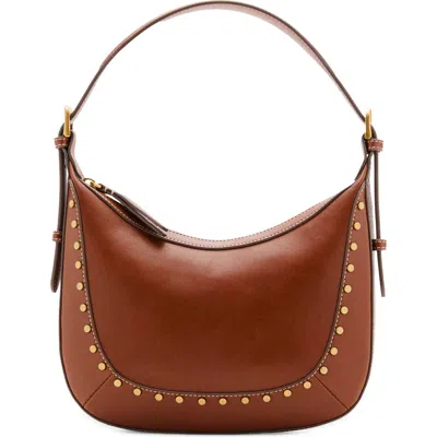 Mango Small Studded Faux Leather Shoulder Bag