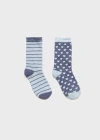 Mango Socks Blue In Blue