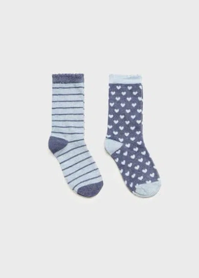 Mango Socks Blue In Blue
