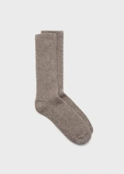 Mango Socks Brown