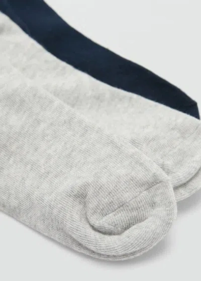 Mango Kids' Socks Dark Navy