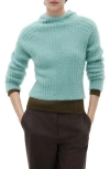 Mango Pull-over Capuche Toucher Doux Turquoise - Femme - Xs -  In Turquoise