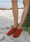 Mango Chaussure En Mesh Doux Rouge - Femme - 41 -