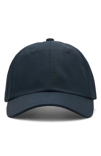 Mango Solid Cotton Baseball Cap In Black