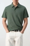 Mango Solid Cotton Piqué Polo In Multi