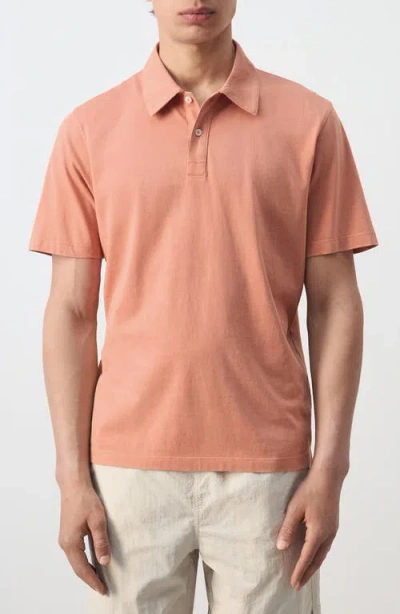 Mango Solid Cotton Piqué Polo In Multi