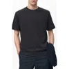 Mango Thermoregulating Performance Slim Fit Stretch T-shirt In Black