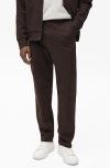 Mango Solid Joggers In Chocolate