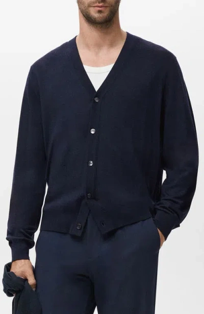 MANGO MANGO SOLID WOOL CARDIGAN