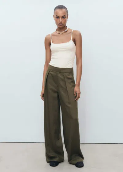 Mango Spaghetti Strap Top White