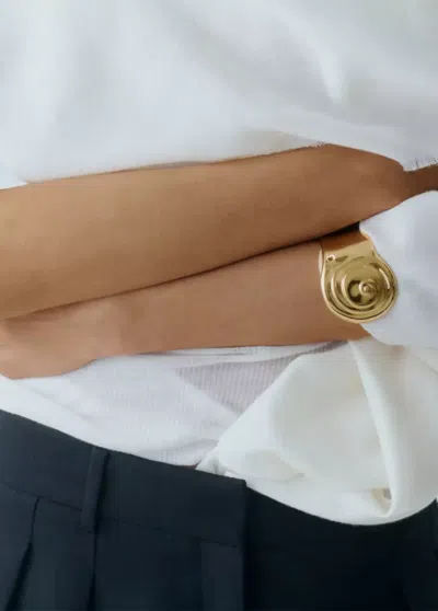 Mango Spiral Rigid Bracelet In Gold