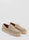 Mango Split Leather Shoes In Sand
