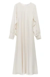 Mango Split Sleeve A-line Dress