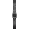 Mango Square Buckle Textured Belt In Black