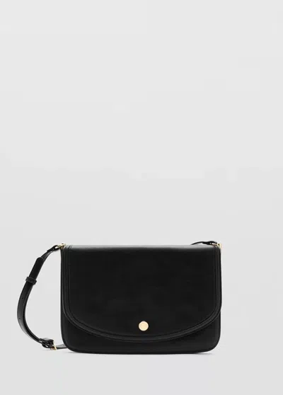 Mango Square Crossbody Bag In Black