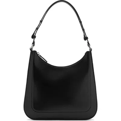 Mango Square Faux Leather Shoulder Bag In Black