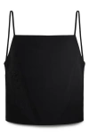 Mango Square Neck Camisole In Black