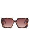 Mango Gradient Square Sunglasses In Chocolate