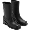 Mango Square Toe Boot In Black