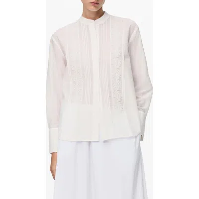 MANGO MANGO STITCH DETAIL SHIRT