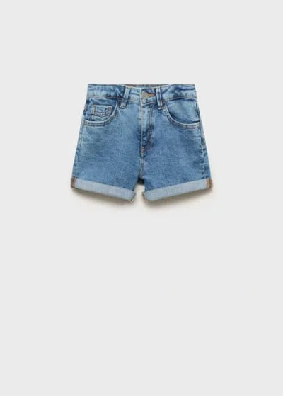 Mango Kids' Shorts Medium Blue