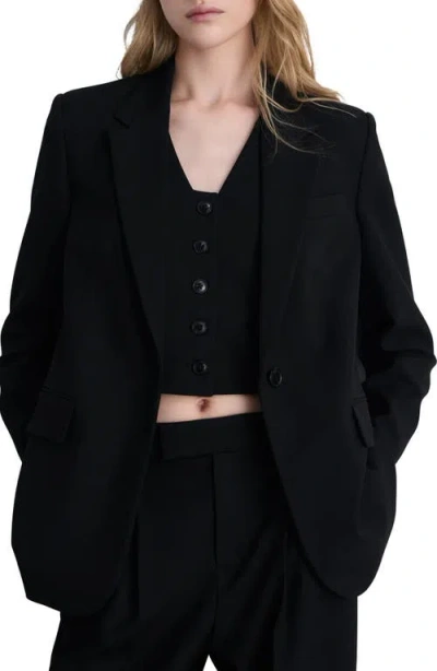 MANGO MANGO STRAIGHT FIT BLAZER WITH FLAP POCKETS