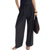 Mango Women's Straight-fit Linen-blend Suit Pants In Black