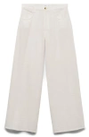 Mango Straight Leg Cotton Pants