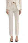 MANGO STRAIGHT LEG LINEN PANTS