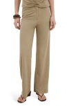 Mango Straight Leg Pants In Brown