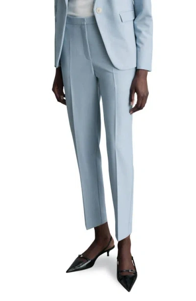 Mango Straight Leg Pants In Sky Blue